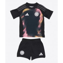 Leicester City Uit tenue Kids 2024-25 Korte Mouw (+ Korte broeken)